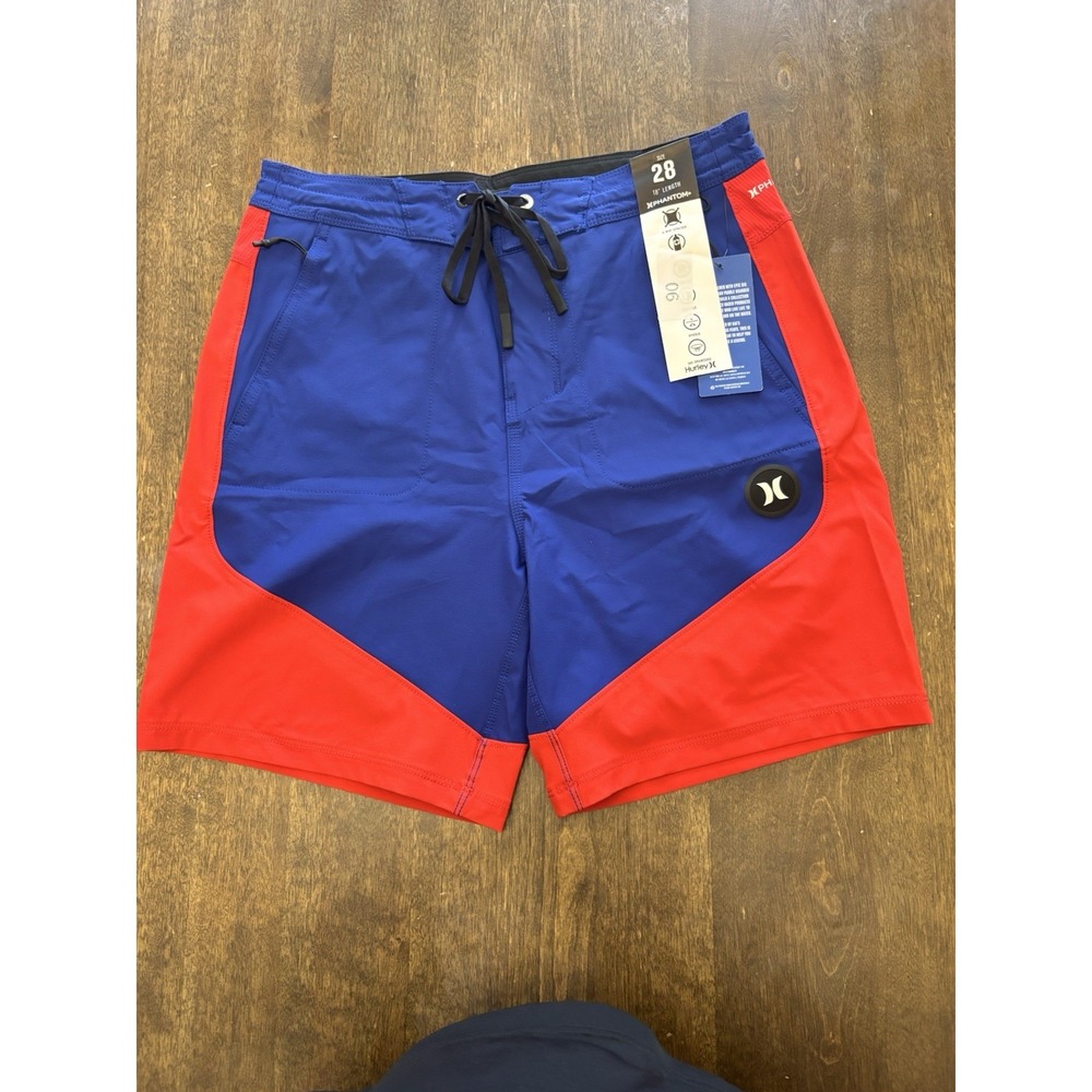Mens Hurley Phantom Swim Boardshorts Size 28 Kai Lenny 18" Length 4-Way Stretch - Picture 1 of 3